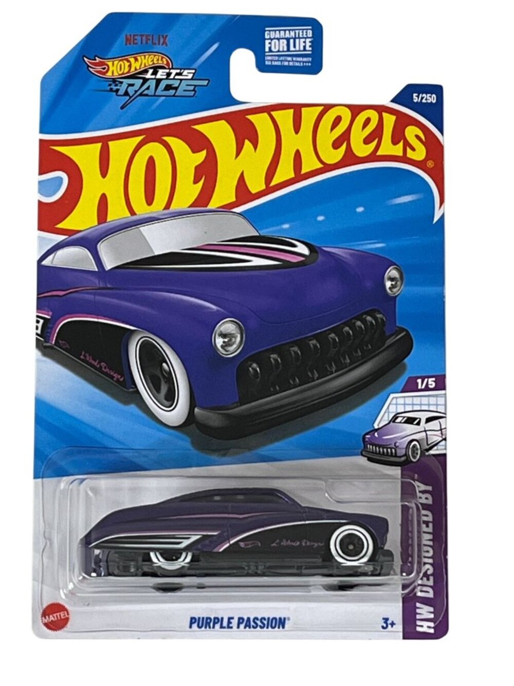 Hot Wheels Purple Passion HW Designed By 2024 Collector Car 5/250 1/64 NOC